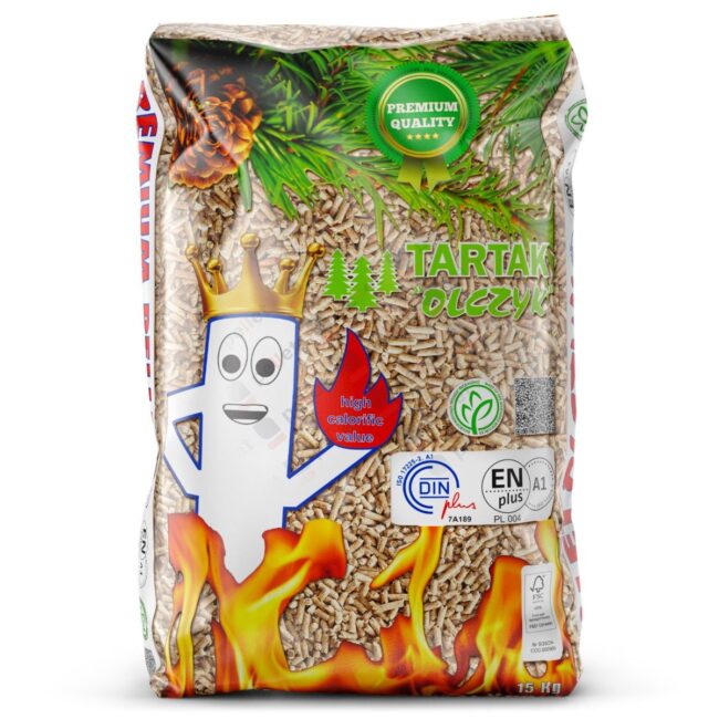 Pellet drzewny Olczyk PREMIUM ENplus A1 DINplus