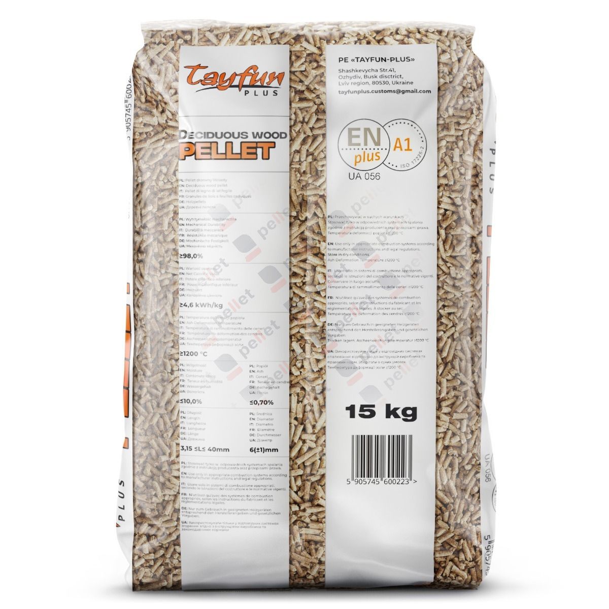 Pellet drzewny Tayfun Plus ENplus A1 – Image 2