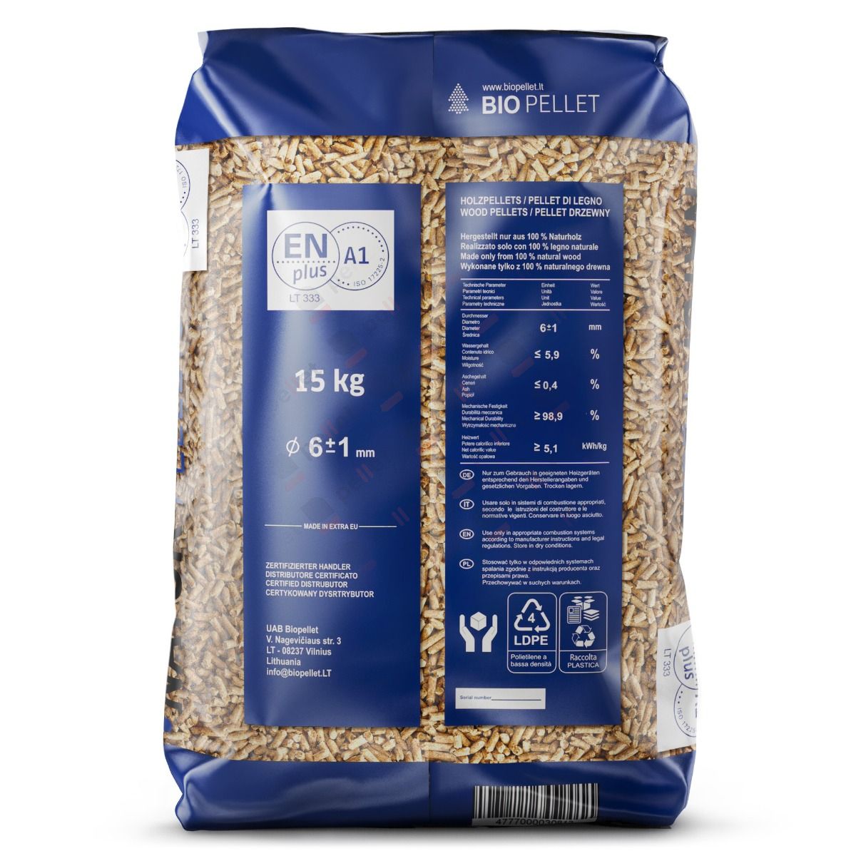 Pellet drzewny Natur Bio Pellet ENplus A1 – Image 4