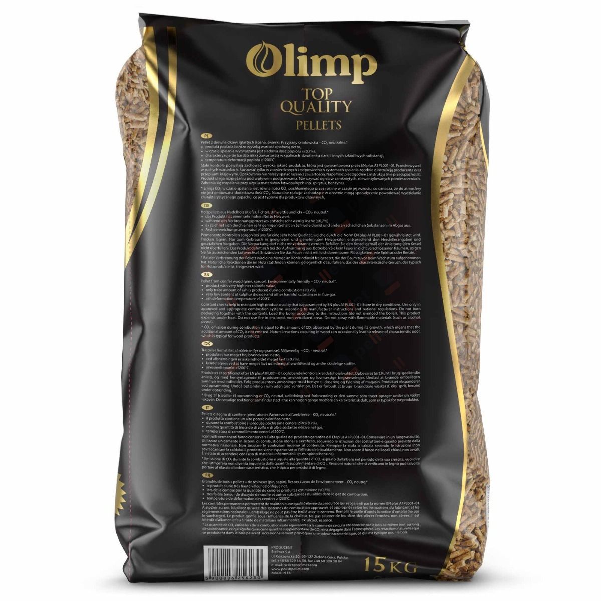 Pellet drzewny Olimp ENplus A1 DINplus – Image 2